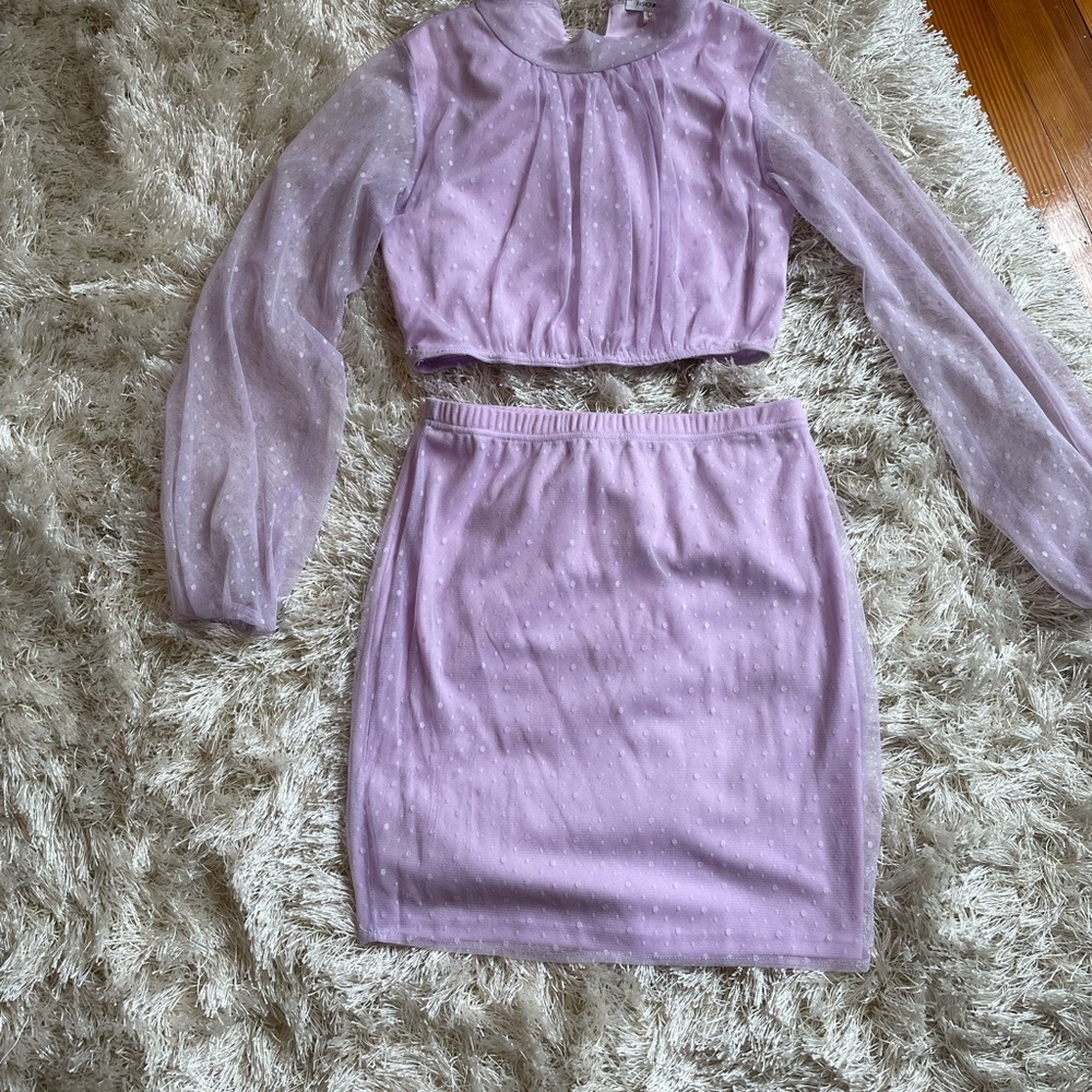 Lilac matching set